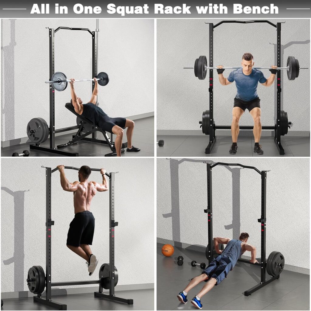 Donow rack with dual weight storage posts for Olympic plates