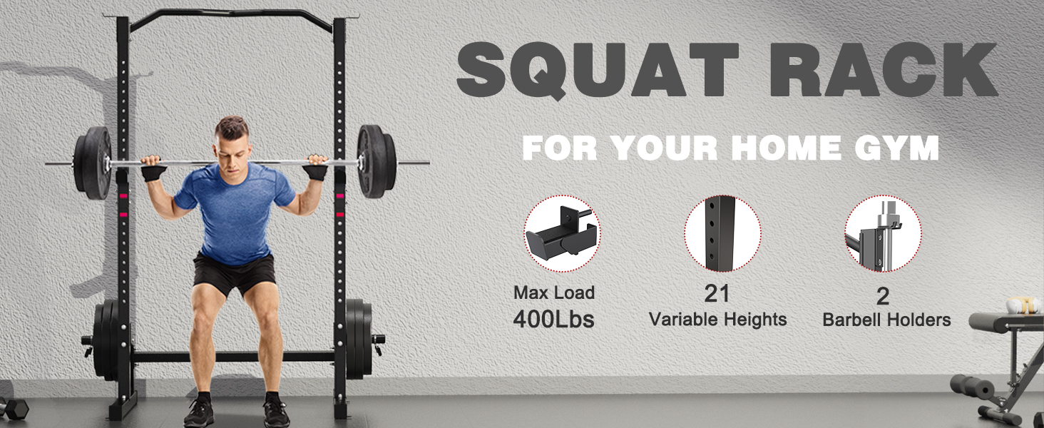 Donow Olympic Weight Bench with Squat Rack