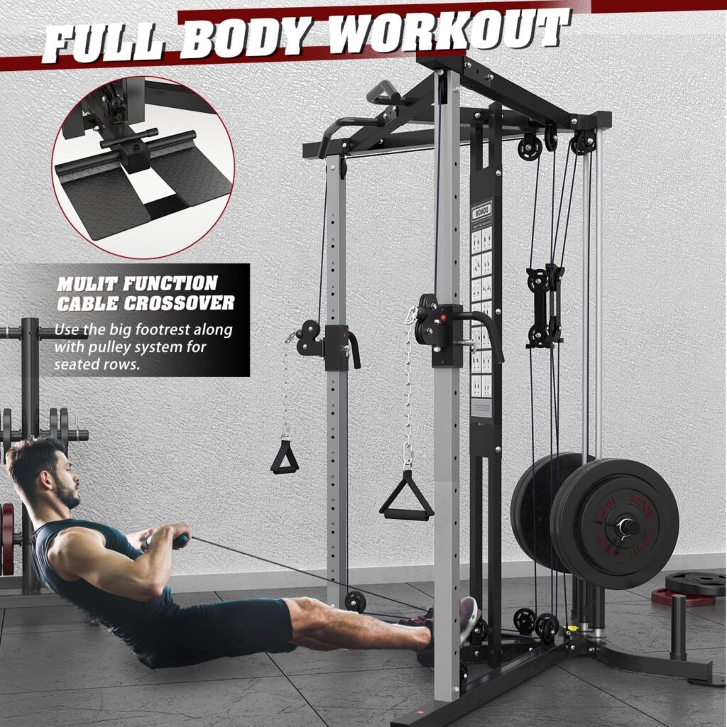 Heavy-duty alloy steel frame of Donow DN-5011 home gym