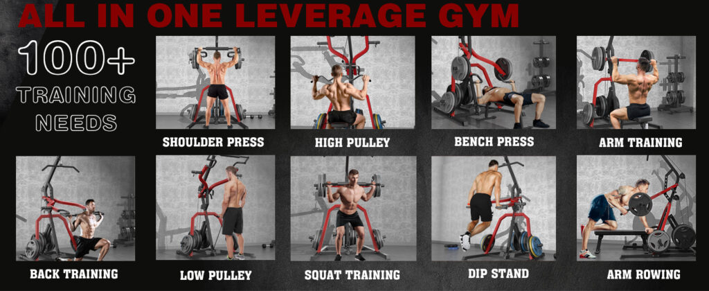 Donow Compact leverage gym setup for garage or home workouts